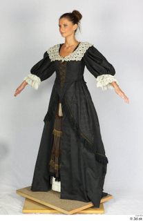  Photos Woman in Historical Dress 54 18th century Historical clothing a poses whole body 0002.jpg